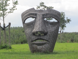 kunst in de buurt van een cache